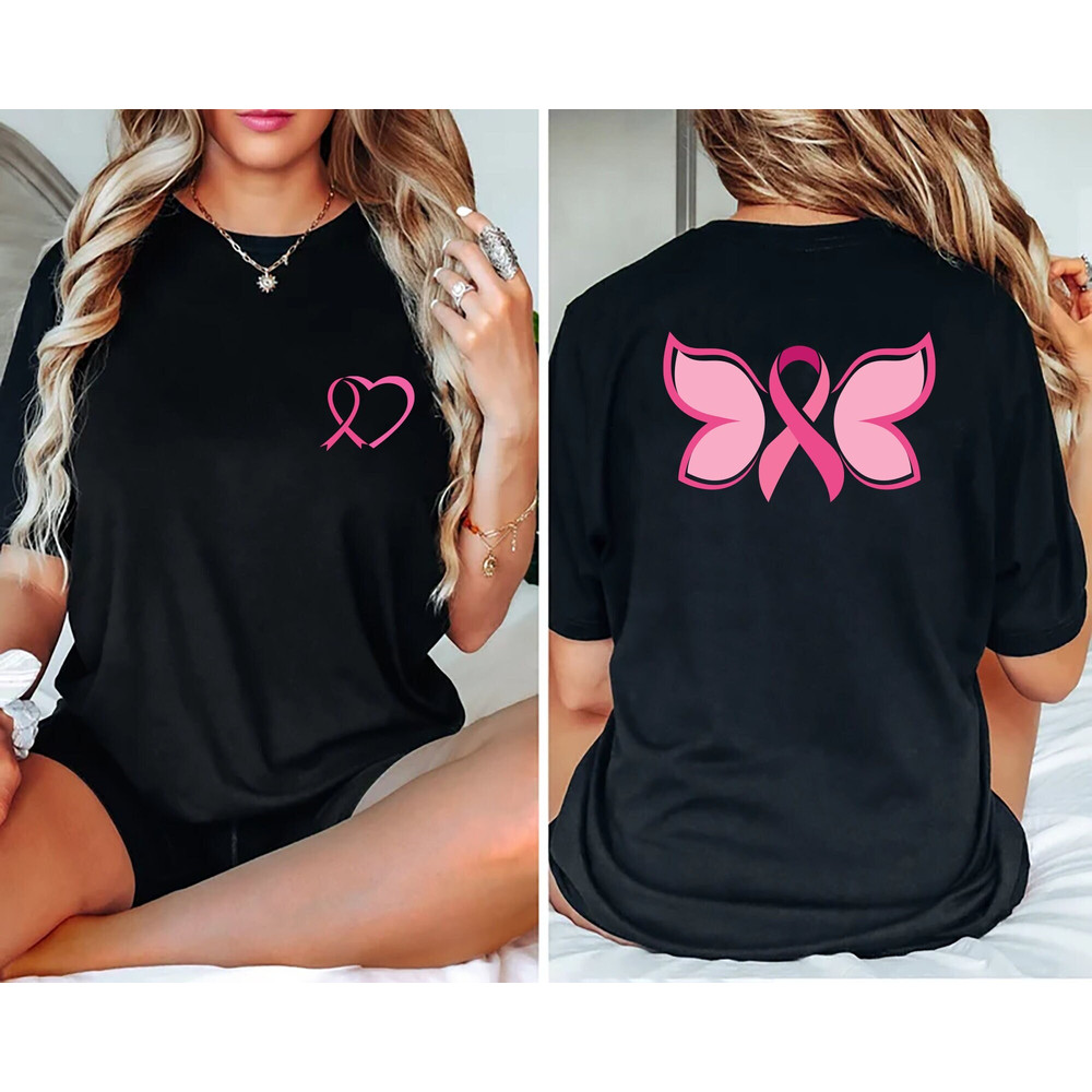 We Wear Pink For Warriors Sweatshirt Breast Cancer Awareness Shirt l In October We Wear Pink Shirt.jpg