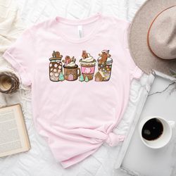 gingerbread christmas coffee sweatshirt, christmas coffee shirt, women holiday hoodie, xmas gift, coffee lover tshirt pi
