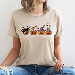 halloween pumpkin sweatshirt, halloween crewneck, spooky vibes shirt, skull skeleton shirt, fall pumpkin shirt, black ca