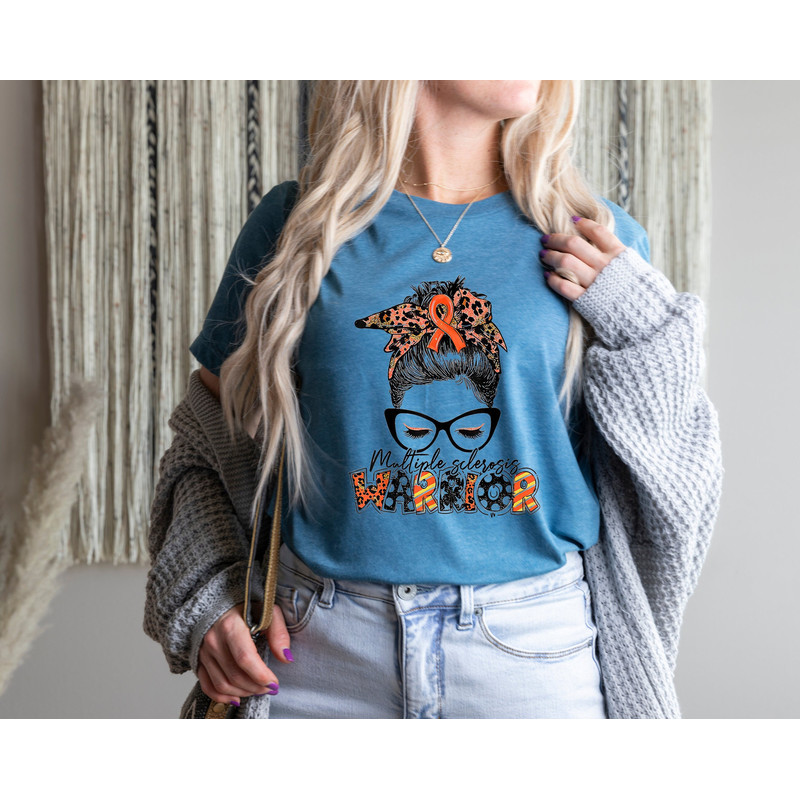 Multiple Sclerosis Warrior Shirt, MS Awareness Tee,MS Awareness Apparel, Warrior Shirt, Supportive Gift Shirt, Health Warrior Shirt.jpg