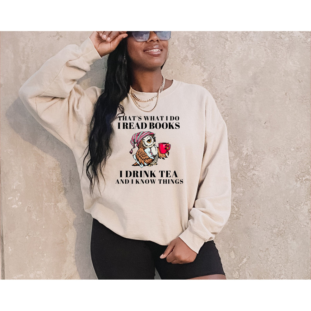That's What I Do I Read Books I Drink Coffee And I Know Things Sweatshirt, Book Lover Sweatshirt, Librarian Sweatshirt, Reading Sweatshirt.jpg