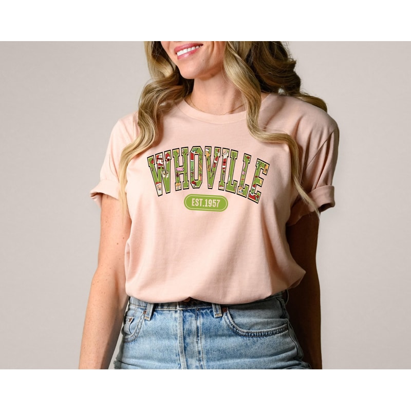 Whoville Shirt, Retro Christmas shirt, Christmas University tee, Grinch Kids Shirt, Grinch Christmas Shirt, Toddler Christmas Shirt.jpg