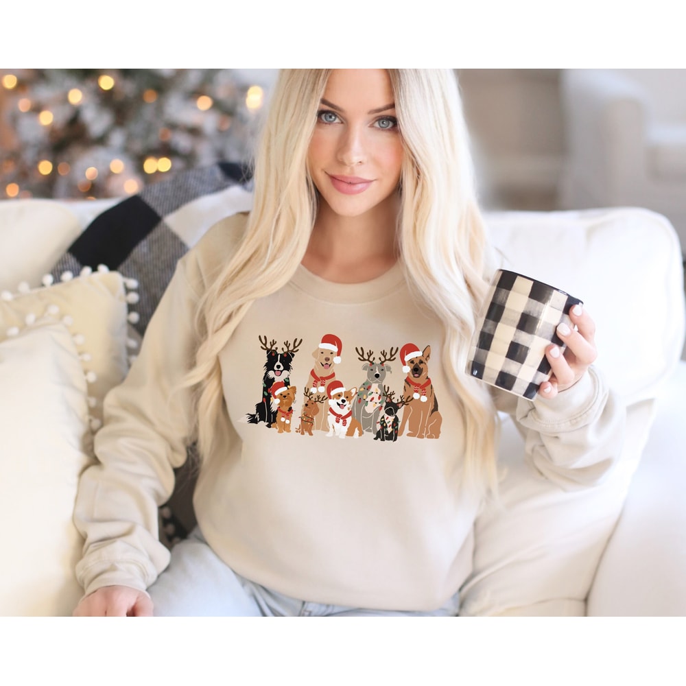 Christmas Dog Sweatshirt, Dog Owner Christmas Gift, Dog Christmas Sweatshirt, Christmas Sweater, Holiday Sweater, Christmas Shirt, Dog Gift.jpg