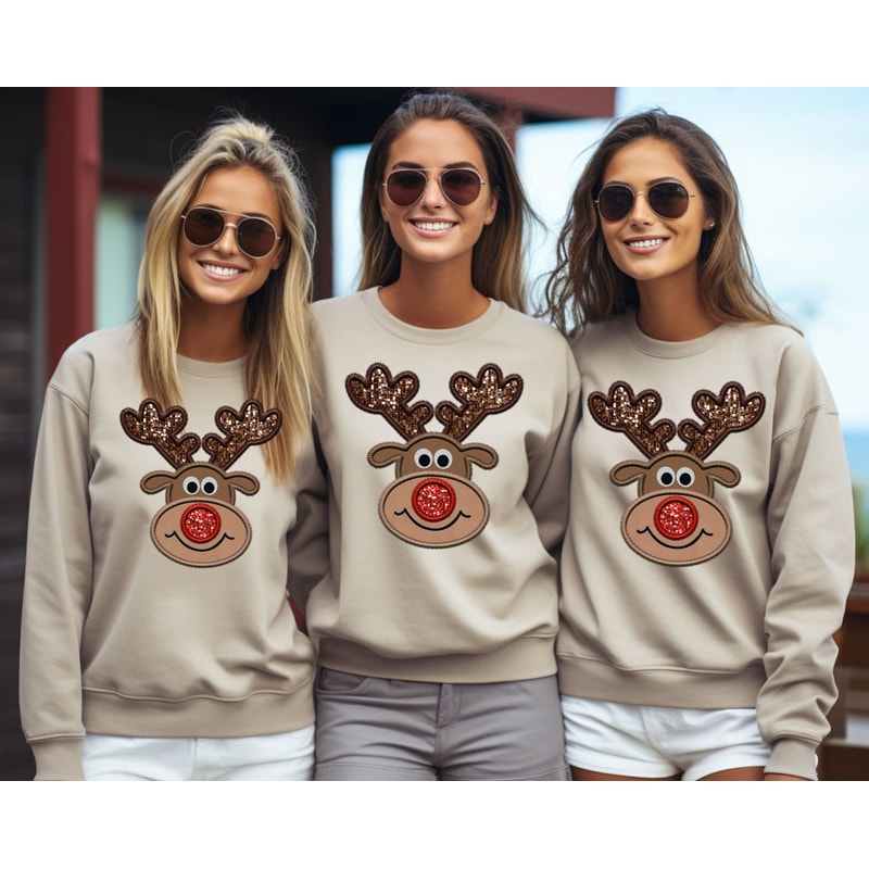 Christmas Reindeer Sweatshirt,Faux Embroidery Christmas Sweatshirt,Christmas Gifts,New Year Shirt,Merry Christmas Shirt,Deer Sweatshirt.jpg