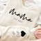 Custom Mama with Date Sweatshirt, Minimalist Mama Hoodie, Children Name on Sleeve, Mama Sweatshirt, Gift for Mom, Gift for Christmas.jpg