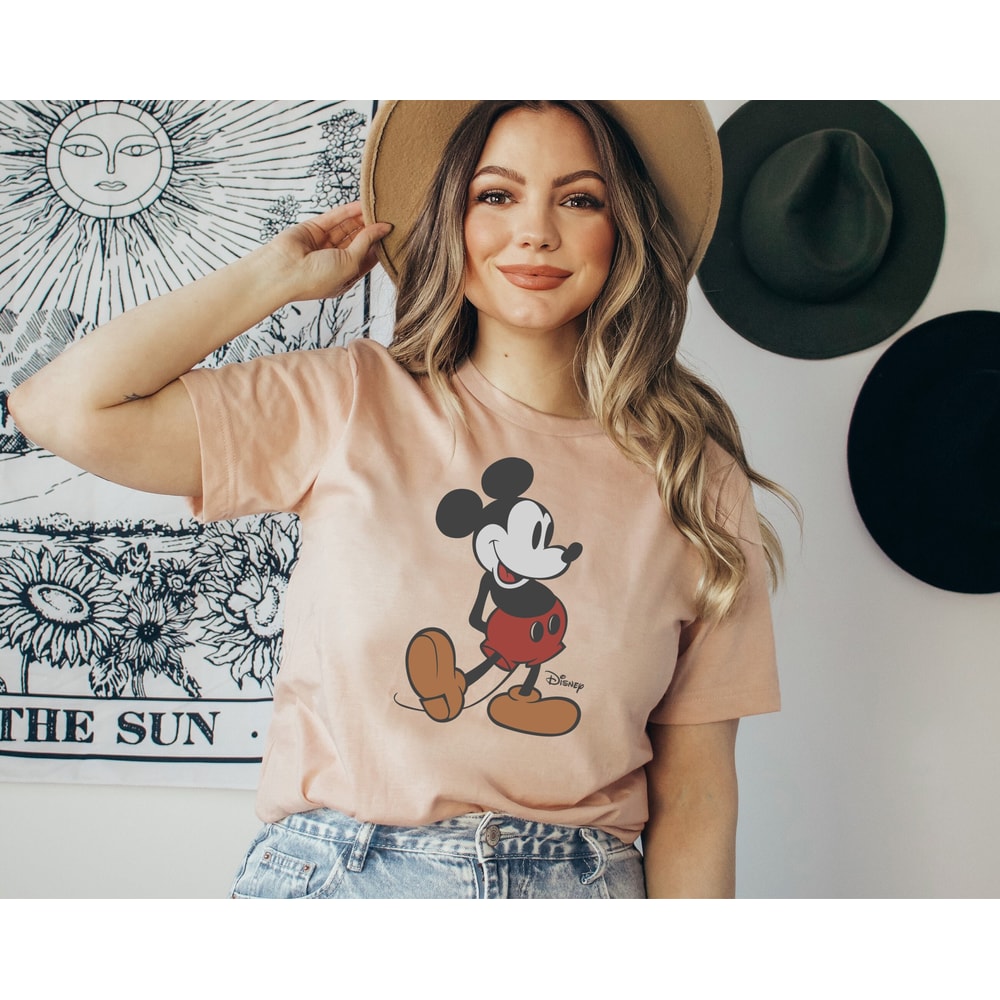 Disney Classic Mickey Mouse Pose Shirt, Mickey Shirt, Disneyland Holiday Vacation Shirt, Disney Retro Shirt.jpg