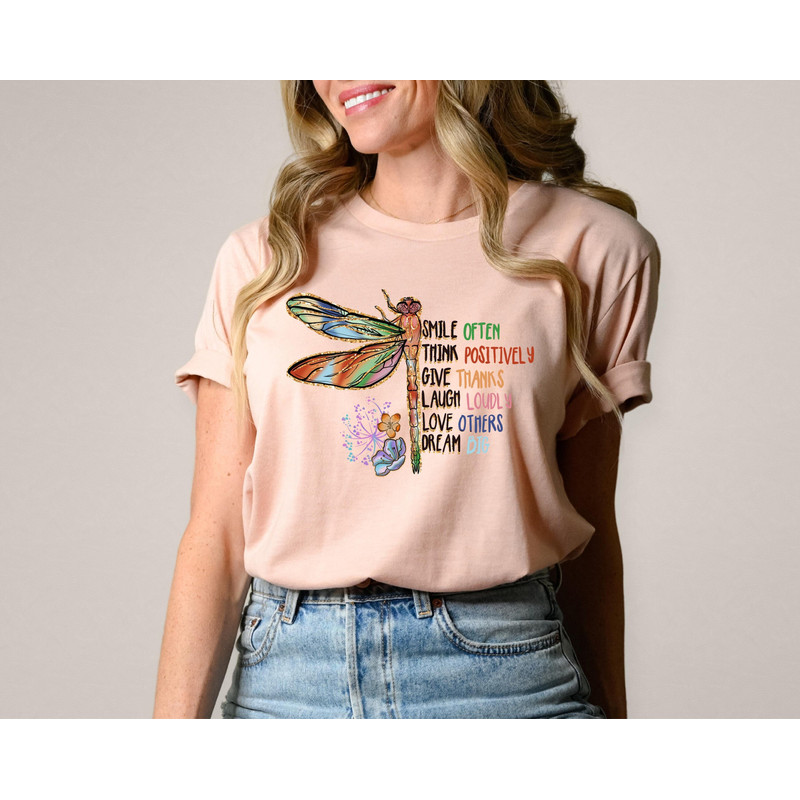 Inspirational Dragonfly Shirt,Aesthetic Clothes,Motivational Tee,Insect Shirt,Womens Clothing,Nature Lover,Cottagecore Shirt,Positive Tee.jpg