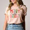 Merry and Bright Christmas Tee, Women's Christmas Shirt, Festive Season Shirt, Christmas Celebration Top, Merry & Bright Shirt.jpg