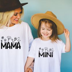mommy and me shirt set, matching mommy and me outfits, women's fashion, mother-daughter shirts, new mommy gift, gift for