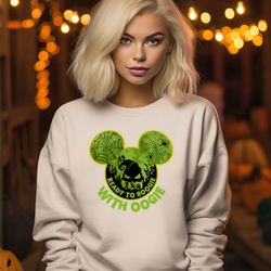 ready to boogie with oogie halloween sweatshirt, the nightmare before christmas, oogie boogie bash sweatshirt, halloween
