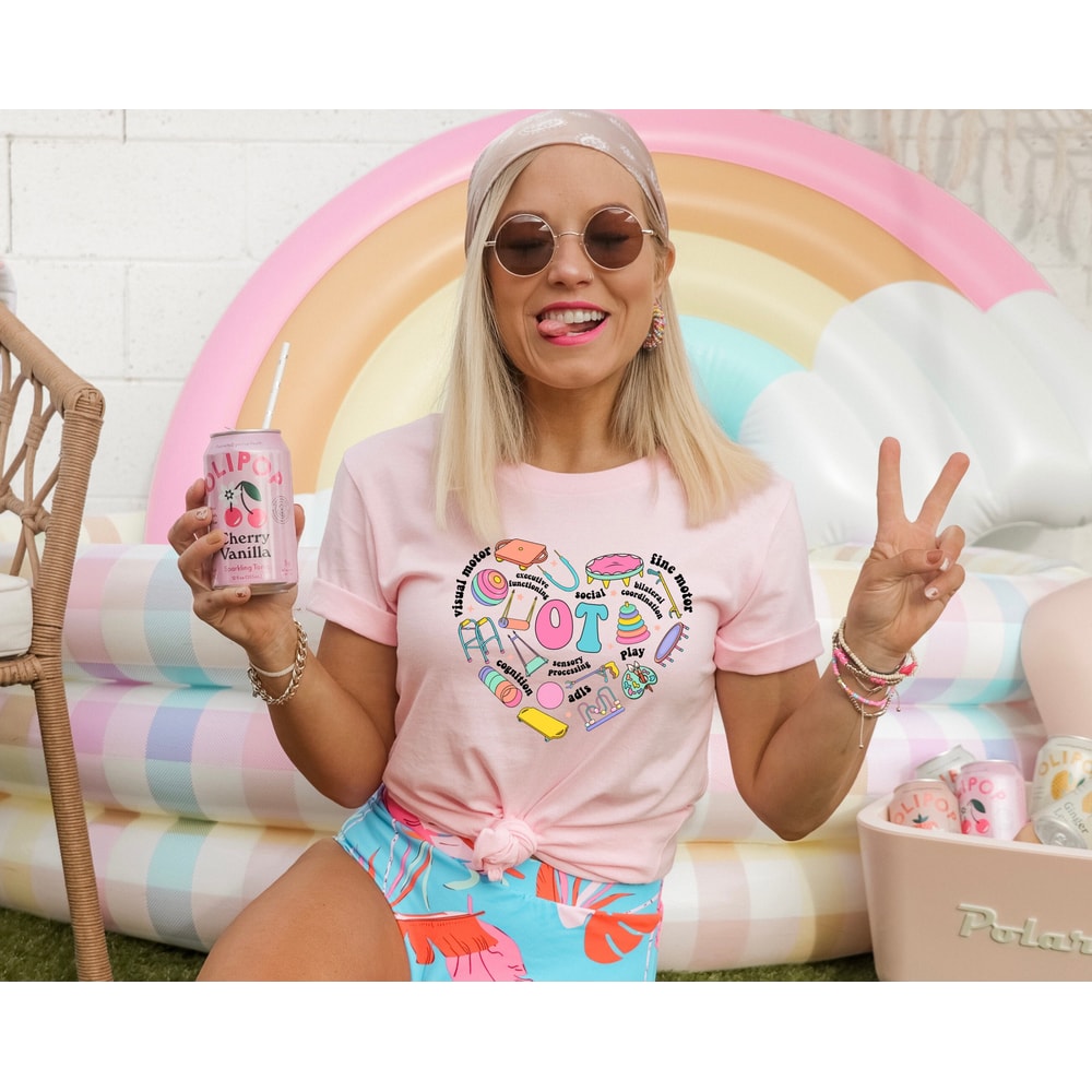 Retro Comfort OT Doodle Shirt, Occupational Therapy Shirt, Therapist Sweatshirt, OT Sweatshirt, Aesthetic Therapy Shirt, Trendy Unisex Shirt.jpg