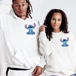 stitch sweatshirt, disney pocket sweatshirt, disney sweatshirt disney vacation sweatshirt, disneyland shirt, stitch disn
