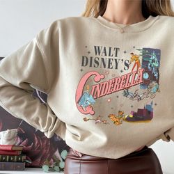 vintage cinderella sweatshirt, walt disney princess sweatshirt, disney hoodie, walt disney cinderella, disney cinderella