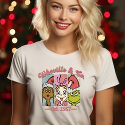 whoville & co est 1957 grinch shirt, grinch christmas shirt, grinch shirt, christmas shirt, christmas shirt gift