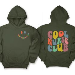 cool nurse club shirt front and back printed, cool nurse shirt, nurse gift, nurse birthday, nurse shirt, nurse grad gift