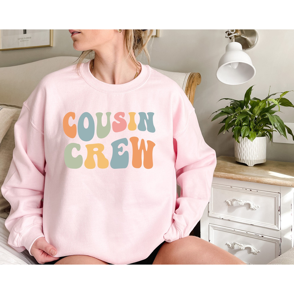 Cousin Crew Shirt for Kids, Cousin Sweatshirts, Retro Matching Cousin Crew Shirt, Cousin Camp Big Cousin Crew TShirt, Beach Cousin Vacation.jpg