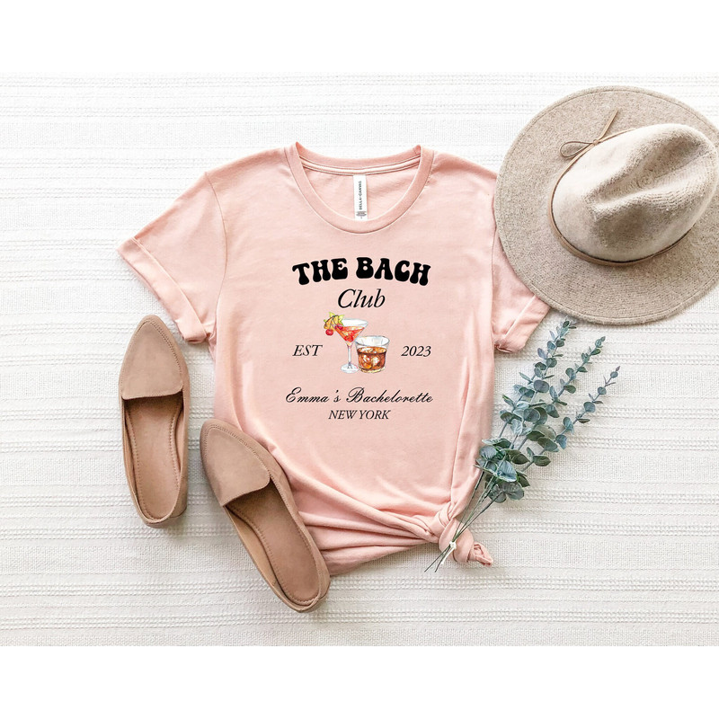 Custom Last Name Bachelorette Shirt, Matching Bridal Party Tee, Bridal Party Gift, Bach Trip Shirt Personalized Wedding Shirt Gift for Bride.jpg