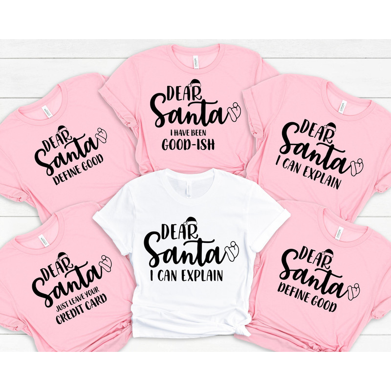 Dear Santa Shirts, Matching Christmas Family Shirts, Dear Santa Group Shirts, Christmas Family Shirt, Christmas Quotes Shirt, Family Shirt.jpg