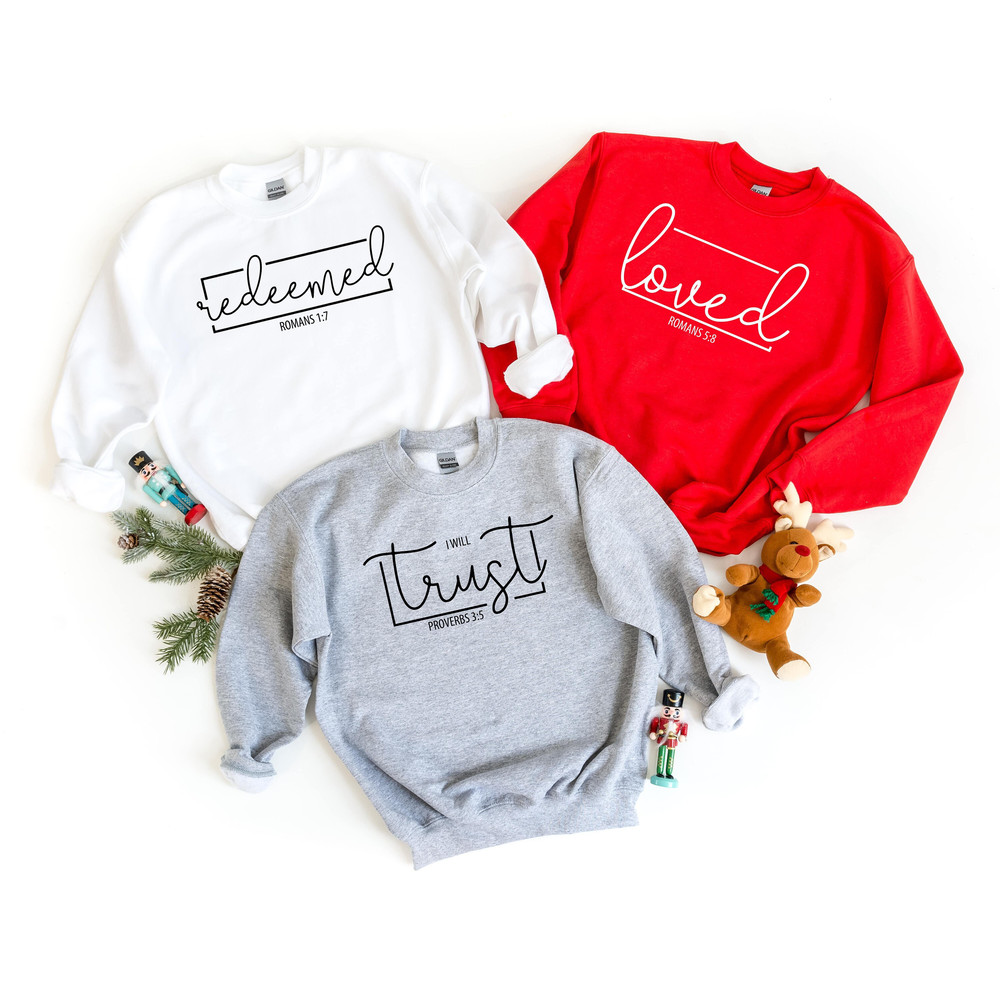 Faith Tee, Religious Sweatshirt, Chosen, Christian Shirt Gift, Jesus Shirt, Loved Shirt, Church Shirt, Christian Tees For Women, Bible verse.jpg