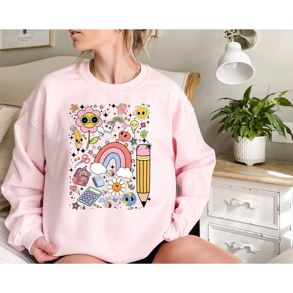 First Day of School Shirt, Back to School Shirt, Preschool Toddler Tee, kindergarten teacher sweatshirt, Teacher Life, Teacher Appreciation.jpg