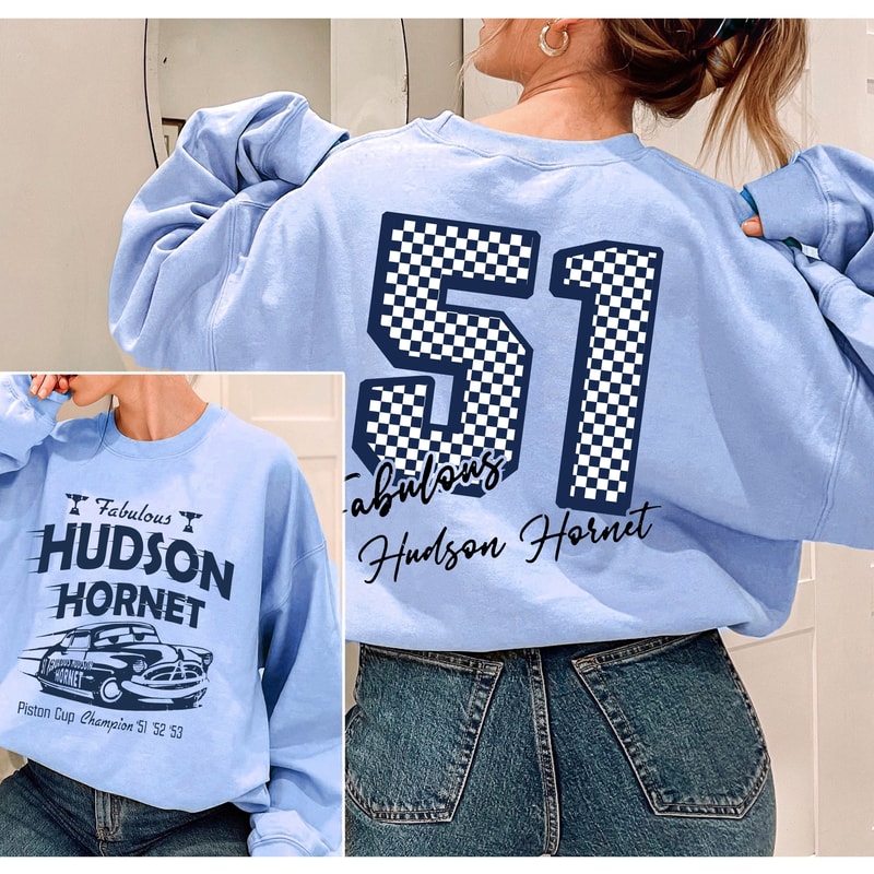 Fabulous Hudson Hornet Comfort Color Shirt, Disney Cars Land Shirt, Disney Cars World, Car Pixar Shirt, Kids Birthday Gift,Disney Cars Shirt.jpg