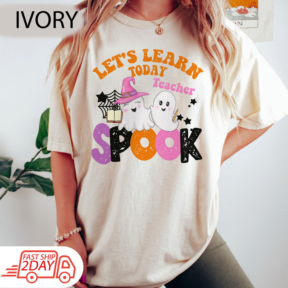 Let's Learn Today Teacher Shirt, Teacher Life Shirt, Gift For Teacher, Cute Pumpkin shirt, Teacher Motivational Shirt, Teacher Inspirational.jpg