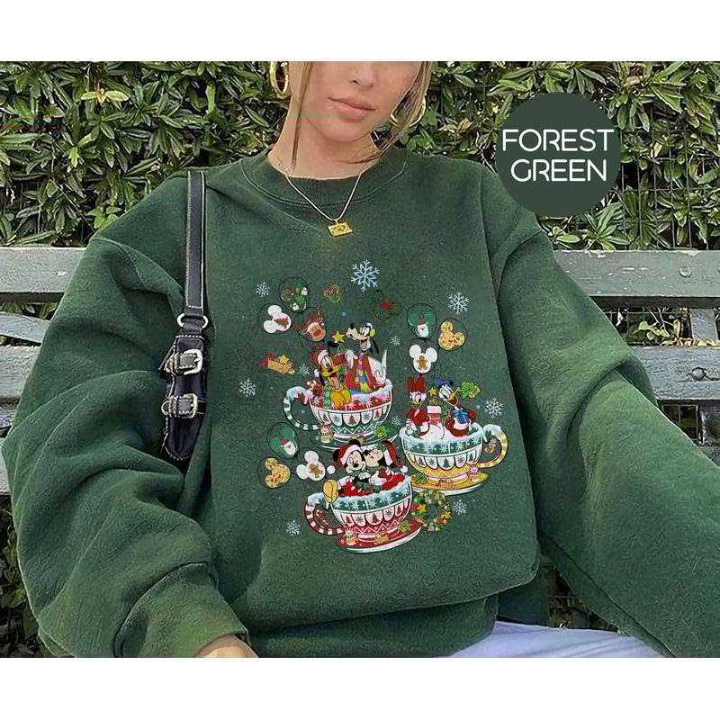 Mickey's Very Merry Christmas Party 2023 Sweatshirt, Disney Family Christmas Sweatshirt, Mickey Mouse Tea Cup Shirt, Xmas Party Sweatshirt.jpg