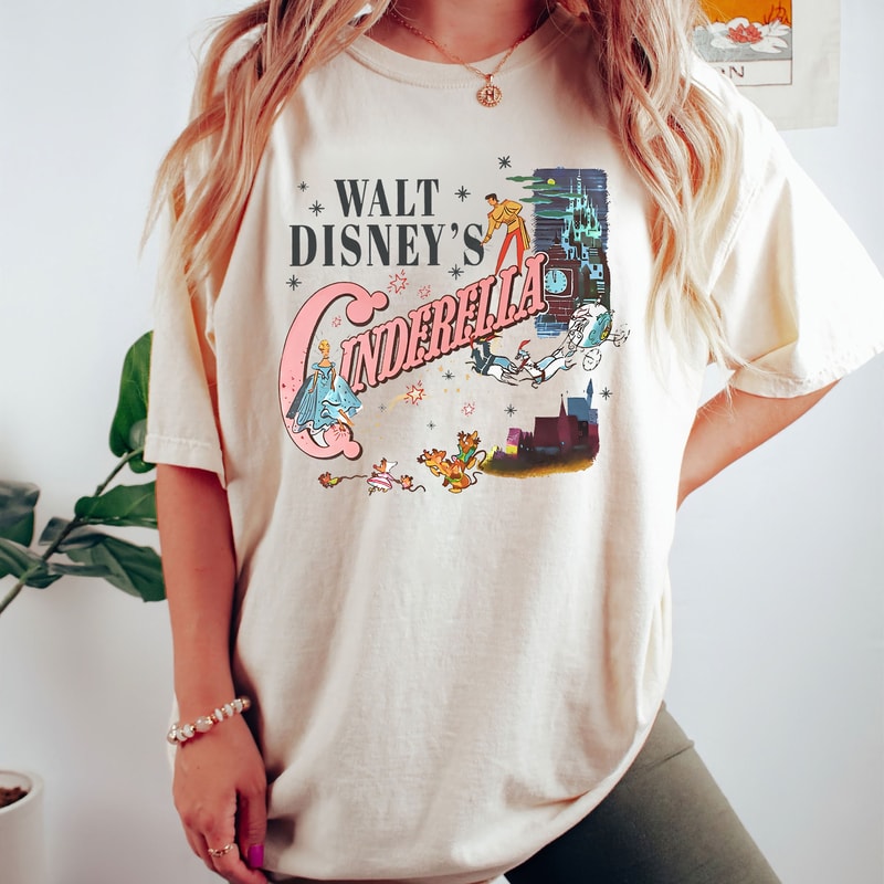 Vintage Cinderella Shirt, Walt Disney Princess Shirt, Disney Comfort Shirt, Retro Disneyland, Disney Cinderella Princess Shirt.jpg