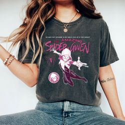 vintage marvel the amazing spider gwen shirt, spider man across the spider verse 2023 shirt, spiderman 20999 shirt, marv