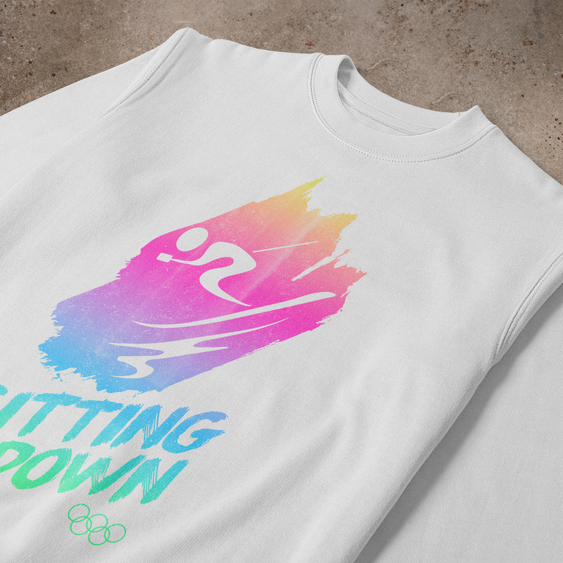 Sitting Down Olympic Winner Crewneck Sweatshirt.jpg