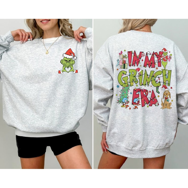 In My Grinch Era Sweatshirt, Grinch Christmas Sweatshirt, Merry GrinchMas Sweatshirt, Christmas Movie Sweatshirt, Pink Christmas Sweatshirt 1.jpg