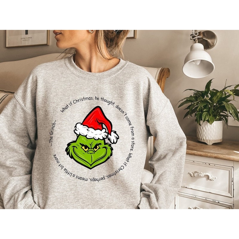 The Grinch Christmas Sweatshirt, Grinchmas Sweatshirt, Funny Grinch Sweatshirt, Funny Christmas Shirt, Family Matching Holiday.jpg