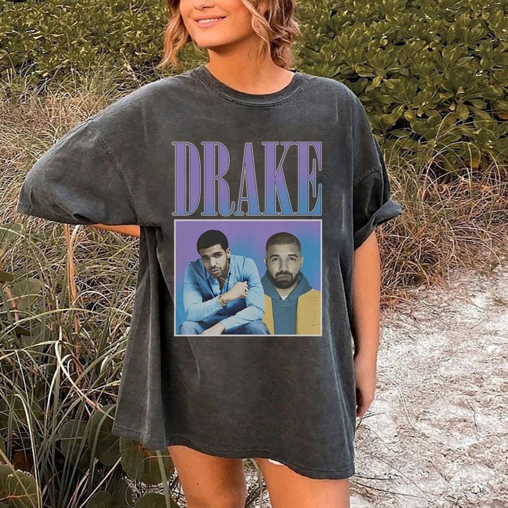 Vintage Drake T-Shirt, Drake Take Care Shirt, Vintage 90s Bootleg Shirt.jpg