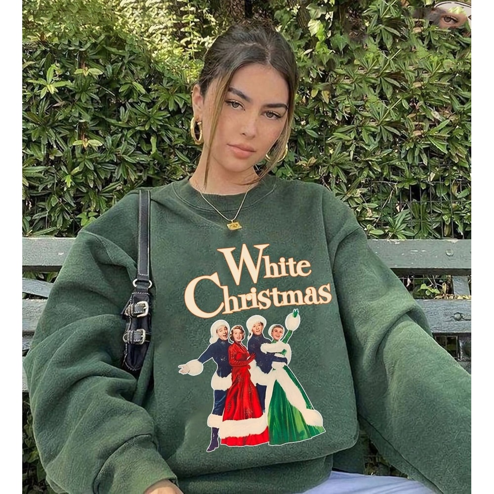 Vintage White Christmas Sweatshirt, Christmas Musical Movie Sweatshirt, White Christmas Movie 1954 Sweatshirt, Christmas Song Sweatshirt 4.jpg