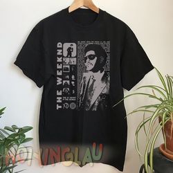 vintage the weeknd t-shirt, the weeknd t-shirt, hip-hop music shirt , starboy , after hours album , the weeknd merch, co