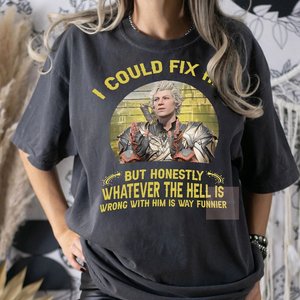 Astarion Fan Tshirt For Gamer, Astarion High Elf Shirt, Astarion Merch, Astarion Rogue Comfort Colors Shirt.jpg