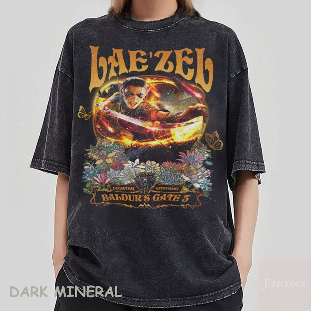 Limited Lae'zel Vintage Acotar Tshirt, Gift for Woman and Man Unisex Comfort Colors Shirt.jpg