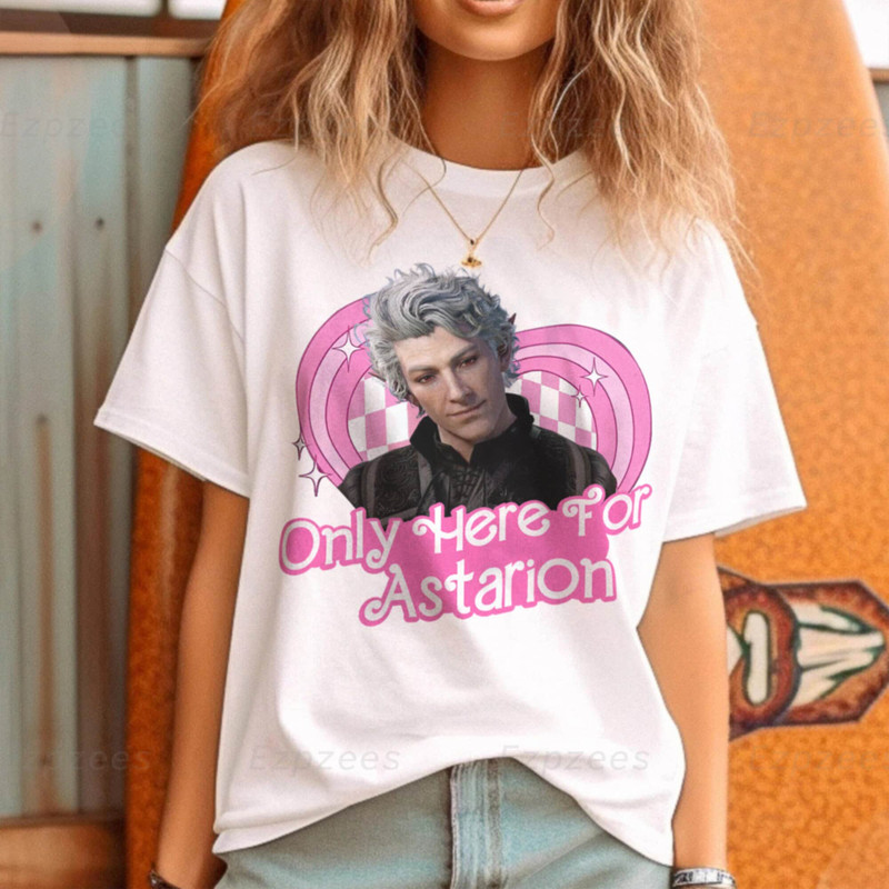 Only Here For Astarion Shirt, Astarion High Elf Sweatshirt, Astarion Rogue Sweatshirt, Video Game Comfort Colors Shirt.jpg