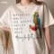 Wrinkles Only Go Where Smiles Have Been Comfort Colors Shirt, Jimmy Buffett Memorial Parrot Sweatshirt.jpg