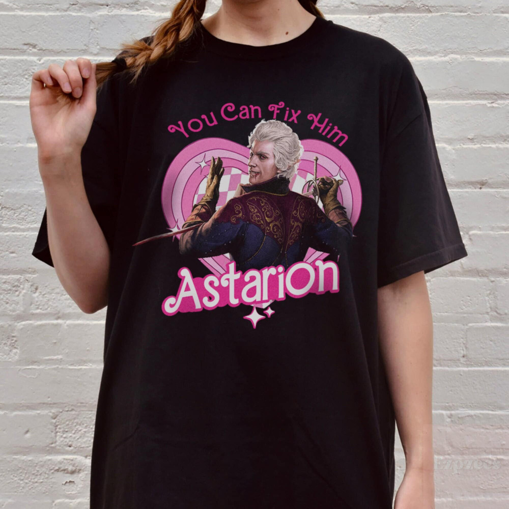 You Can Fix Him Shirt, Astarion Baldurs Gate 3 Merch Shirt, Astarion High Elf Sweatshirt, Astarion Rogue Shirt, Video Game, Gift for Gamer.jpg