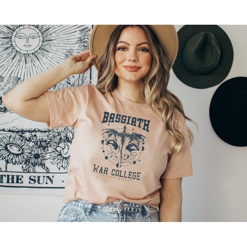 Basgiath War College Dragon Rider Shirt, Fourth Wing Shirt, The Empyrean Series, Violet Sorrengail Xaden Riorson, Fantasy Bookish, Gifts her.jpg