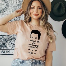 chandler bing t-shirt,rest in peace friends chandler bing, chandler bing shirt, could you be anymore missed, rip chandle