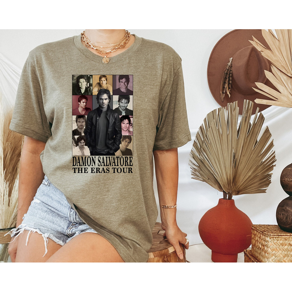 Damon Salvatore The Eras Tour Shirt, Vampire Diaries Shirt, Eras Tour T-shirt, Gift For Women And Man, Team Salvatore Shirt.jpg