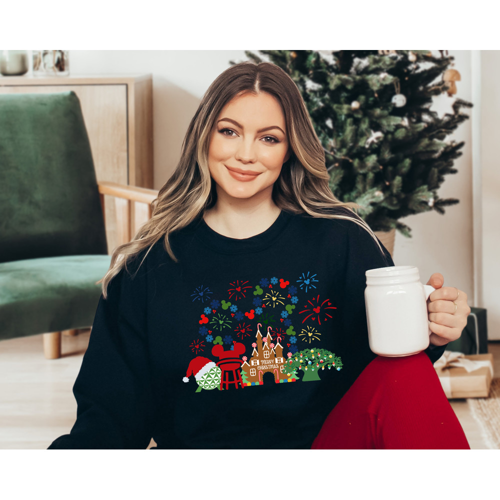 Disney Christmas Sweatshirts, 50th Anniversary Disney Sweatshirts, Disney 50th Christmas Sweatshirts, Disney Vacation Christmas Top.jpg