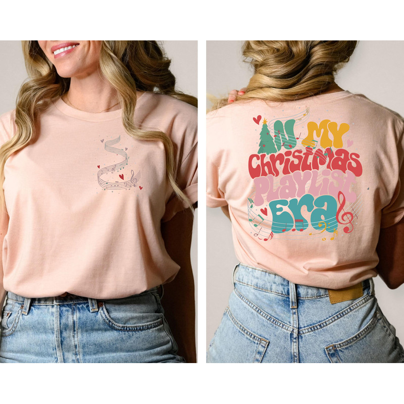 Music Lover Sweatshirt, In My Christmas Playlist Era Crewneck, Music Christmas Shirt, Jingle Bell Rock Tshirt, In My Christmas Era Hoodie 1.jpg