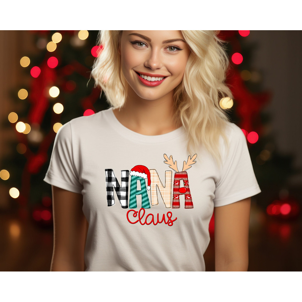 Nana Claus Gift Shirt, Nana Christmas Shirt, Nana Claus Shirt, Nana Claus Christmas Sweater, Family Claus Shirt.jpg