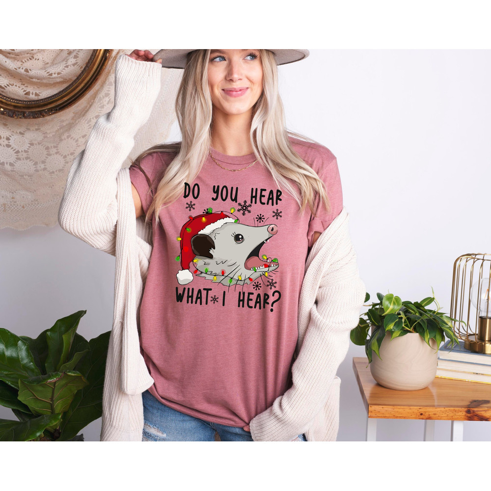 Opossum Christmas Shirt, Opossum Christmas T-shirt, Funny Opossum Christmas Tshirt, Opossum Cute Shirt, Wild Animals Shirt 1.jpg