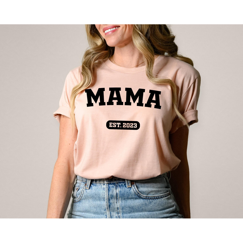 Personalize Mom Gift shirt, Mother's Day Gift, Mama shirt, Mom Shirt, Mom Life Shirt, Mom, Mama Crewneck, New Mom Shirt.jpg