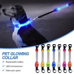 Waterproof LED Dog Collar: Anti-Lost Safety Light Strip for Pet Leash - Outdoor Glow