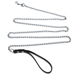 Heavy Duty Chain Dog Leash with Trigger Hook - Pet Training Collar